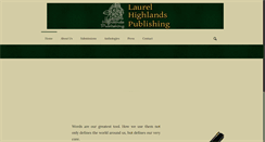Desktop Screenshot of laurelhighlandspublishing.com
